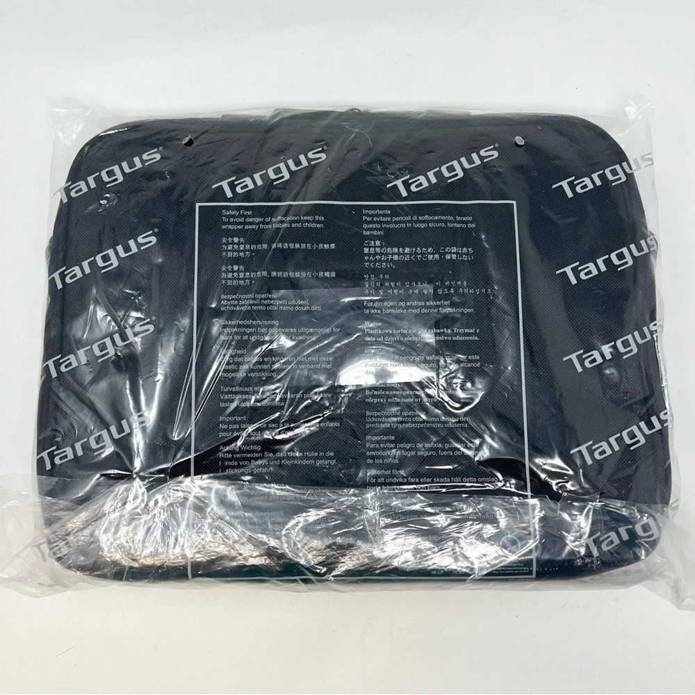 NWT Targus 12.1” Intellect Slim Slipcase Bag Black Laptop Case Organizer